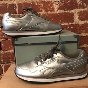 Reebok Classic Silver Leather Sneakers